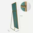 Cheval Spegel Hanah Home Cheval Gold Metall 50x170x60 cm - Speglar - 8682870860445 - 9