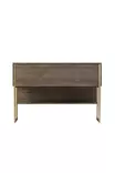 Byrå Hanah Home Luxe Guld Valnöt Spånskiva 120x80x30 cm - Byråer och skåp - 8684282883685 - 6