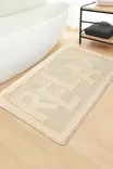 Badrumsmatta Mijölnir Krämvit 100% Polypropylen Halkfri 60x100 cm - Badrumsmattor och våtrumsmattor - 8684283557585 - 4