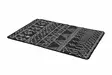 Badrumsmatta Mijölnir Svart Anthracite Vit 100% Polyester Antibakteriell Halkfri Maskintvättbar 80x100 cm - Badrumsmattor och våtrumsmattor - 8683342206235 - 3