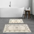 Badrumsmatta Set Mijölnir Flerfärgad 100% Polyester Halkfri Antibakteriell 50x60 cm & 60x100 cm - Badrumsmattor och våtrumsmattor - 8683342420525 - 2