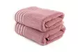 Badlakan-set (2 st), rosa, 75 x 150 cm, mjuk, absorberande - Handdukar - 8684282254225 - 1