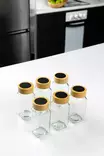 Kryddburk Set Hermia Transparent Glas 6 Delar - Dagliga köksartiklar - 8684283873975 - 1