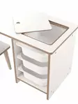 Barnbord Hanah Home Soho Vit Spånskiva 90x50x42 cm - Barnmöbler - 8684283685745 - 13