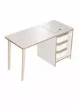 Barnbord Hanah Home Soho Vit Spånskiva 90x50x42 cm - Barnmöbler - 8684283685745 - 1
