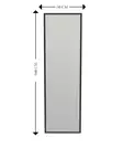 Spegel Hanah Home Tessa Svart MDF 50x160x2,2 cm - Speglar - 8683743823215 - 6