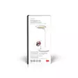 LED Bordslampa | Dimbar | Integrerad spegel | 3 Ljuslägen | 100 lm | Uppladdningsbar | Peka på funktion | Vit - Golv- och bordslampor - 5412810475445 - 66