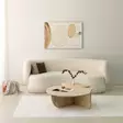 Soffbord Hanah Home Podium Travertin Spånskiva 90x35 cm - Soffbord - 8684283059195 - 2