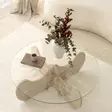 Soffbord Hanah Home Himalayas Travertine Glas Spånskiva 90x30 cm - Soffbord - 8684283059225 - 5