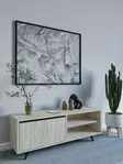 TV-bänk Hanah Home Maku Travertin Spånskiva 120x47x35 cm - TV-bänkar - 8684282994305 - 3