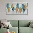 Väggdekor Metall Wallity Bilge Flerfärgad Metall 115x3x60 cm - Dekorationer, prydnadsföremål - 8683742001645 - 4