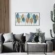 Väggdekor Metall Wallity Bilge Flerfärgad Metall 115x3x60 cm - Dekorationer, prydnadsföremål - 8683742001645 - 5