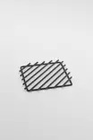 Grytunderlägg Hermia Svart Metall 18x18 cm - Stekpannor - 8683742916215 - 2