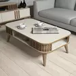 Soffbord Hanah Home Eylül Cream Spånskiva 105x34,6x60 cm - Soffbord - 8681875207675 - 2
