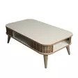 Soffbord Hanah Home Eylül Cream Spånskiva 105x34,6x60 cm - Soffbord - 8681875207675 - 1