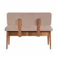 Bänk Hanah Home Vina Valnöt Spånskiva 110x85x40 cm - Byråer och skåp - 8682870773905 - 6