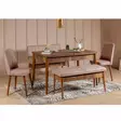 Bänk Hanah Home Vina Valnöt Spånskiva 110x85x40 cm - Byråer och skåp - 8682870773905 - 5