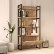 Bokhylla Hanah Home Ml6A Furu Spånskiva 90x180x34 cm - Bokhyllor - 8683342772105 - 5
