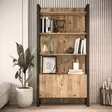Bokhylla Hanah Home Ml6A Furu Spånskiva 90x180x34 cm - Bokhyllor - 8683342772105 - 3