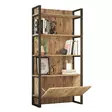 Bokhylla Hanah Home Ml6A Furu Spånskiva 90x180x34 cm - Bokhyllor - 8683342772105 - 1