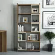 Bokhylla Hanah Home Walnut Cream Valnöt Spånskiva 80x170x22 cm - Bokhyllor - 8681875183405 - 4