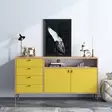 Konsolbord Hanah Home Liora Ek Spånskiva 140x86x40 cm - Byråer och skåp - 8682870658615 - 4