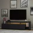 TV-bänk Hanah Home Beliz Antracit Spånskiva 192x53x37 cm - TV-bänkar - 8683342170505 - 2