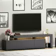 TV-bänk Hanah Home Beliz Antracit Spånskiva 192x53x37 cm - TV-bänkar - 8683342170505 - 4