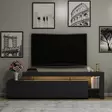 TV-bänk Hanah Home Beliz Antracit Spånskiva 192x53x37 cm - TV-bänkar - 8683342170505 - 6
