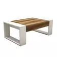 Soffbord Hanah Home Venüs Valnöt Vit Spånskiva 102x37,6x60 cm - Soffbord - 8681875183825 - 1
