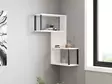Vägghylla Hanah Home Lecco Vit Spånskiva 84x52x20 cm - Vägghyllor - 8683342397865 - 2