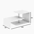 Soffbord Hanah Home Dilek Vit Spånskiva 100x46x50 cm - Soffbord - 8681181622575 - 1