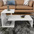 Soffbord Hanah Home Dilek Vit Spånskiva 100x46x50 cm - Soffbord - 8681181622575 - 3