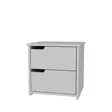 Sängbord Hanah Home Malarin Vit Spånskiva 45x45x40 cm - Nattduksbord - 8681875459425 - 5