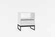 Sängbord Hanah Home Lindau Vit Spånskiva 51x61x51 cm - Nattduksbord - 8683743246755 - 4