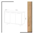 Förvaringsskåp Hanah Home Piffa Ek Spånskiva 100x82x35 cm - Skåp och byråer - 8681875179125 - 4