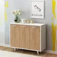 Förvaringsskåp Hanah Home Piffa Ek Spånskiva 100x82x35 cm - Skåp och byråer - 8681875179125 - 3