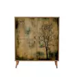 Förvaringsskåp Hanah Home Multilux Sonoma Ek Spånskiva 95x111x36 cm - Skåp och byråer - 8681875340945 - 8