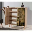 Förvaringsskåp Hanah Home Multilux Sonoma Ek Spånskiva 95x111x36 cm - Skåp och byråer - 8681875340945 - 3