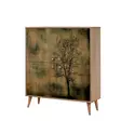 Förvaringsskåp Hanah Home Multilux Sonoma Ek Spånskiva 95x111x36 cm - Skåp och byråer - 8681875340945 - 1