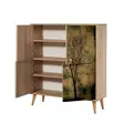 Förvaringsskåp Hanah Home Multilux Sonoma Ek Spånskiva 95x111x36 cm - Skåp och byråer - 8681875340945 - 6