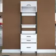 Förvaringsskåp Hanah Home JE135 Vit Spånskiva 60x198,6x40 cm - Skåp och byråer - 8684283108725 - 10