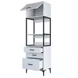 Förvaringsskåp Hanah Home JE135 Vit Spånskiva 60x198,6x40 cm - Skåp och byråer - 8684283108725 - 12