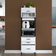 Förvaringsskåp Hanah Home JE135 Vit Spånskiva 60x198,6x40 cm - Skåp och byråer - 8684283108725 - 5