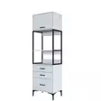 Förvaringsskåp Hanah Home JE135 Vit Spånskiva 60x198,6x40 cm - Skåp och byråer - 8684283108725 - 13