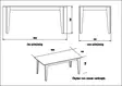 Matbord Hanah Home Lorenz Valnöt Svart Spånskiva 180x76,8x90 cm - Matbord - 8681875670455 - 4