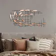 Väggdekor Metall Wallity Flerfärgad Metall 100x45x4 cm - Dekorationer, prydnadsföremål - 8683743851485 - 4