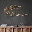 Väggdekor Metall Wallity Flerfärgad Metall 100x45x4 cm - Dekorationer, prydnadsföremål - 8683743851485 - 2