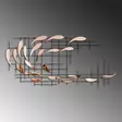 Väggdekor Metall Wallity Flerfärgad Metall 100x45x4 cm - Dekorationer, prydnadsföremål - 8683743851485 - 5