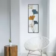 Väggdekor Metall Wallity Nadide Flerfärgad Metall 32x5x90 cm - Dekorationer, prydnadsföremål - 8683742936015 - 2